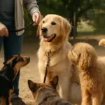 Socializzazione del golden retriever con altri cani: i passi fondamentali che spesso si saltano