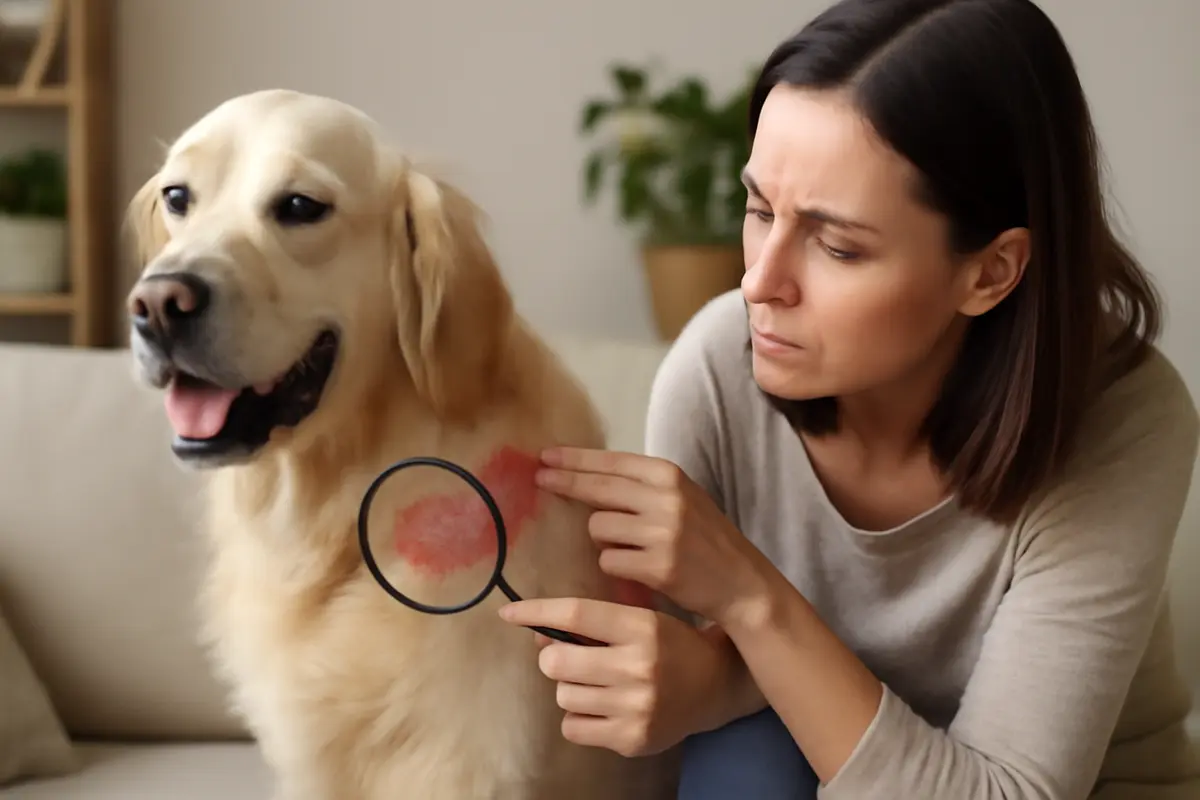 Come riconoscere i sintomi della dermatite nei golden retriever? Trattamenti precoci spesso risolvono senza farmaci
