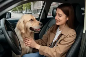 Come abituare il golden retriever agli spostamenti in auto in città? Riduci ansia e malesseri con questi passi