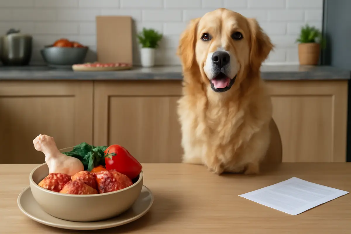 Dieta BARF per golden retriever: tutto quello che serve sapere prima di iniziare