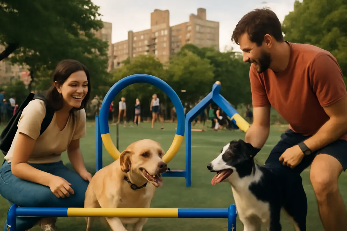 Eventi di agility e giochi urbani per cani: la formula che stimola amicizia e salute