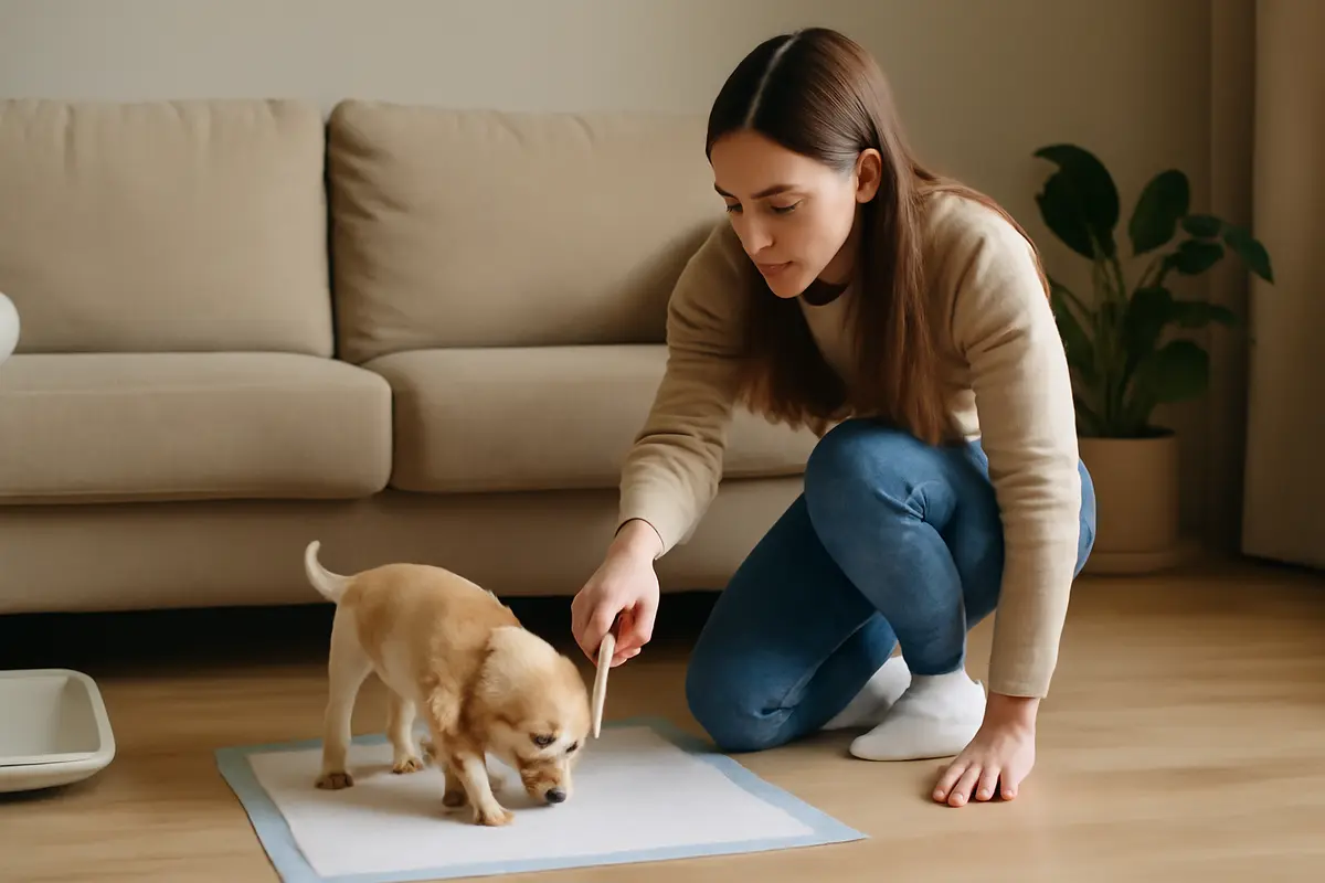 Addestramento alla lettiera per cuccioli: il sistema che riduce gli incidenti in casa