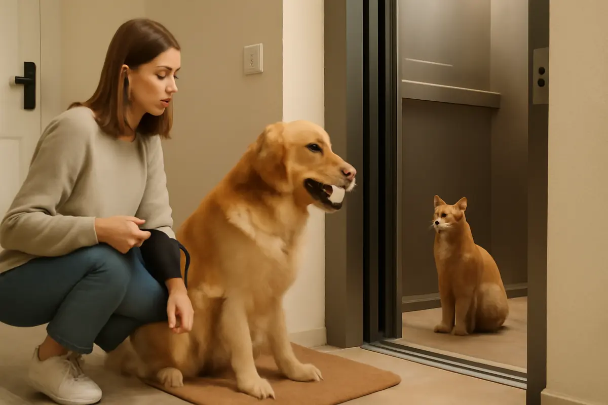 Come affrontare la convivenza con altri animali domestici del palazzo? Riduci i conflitti con una semplice routine