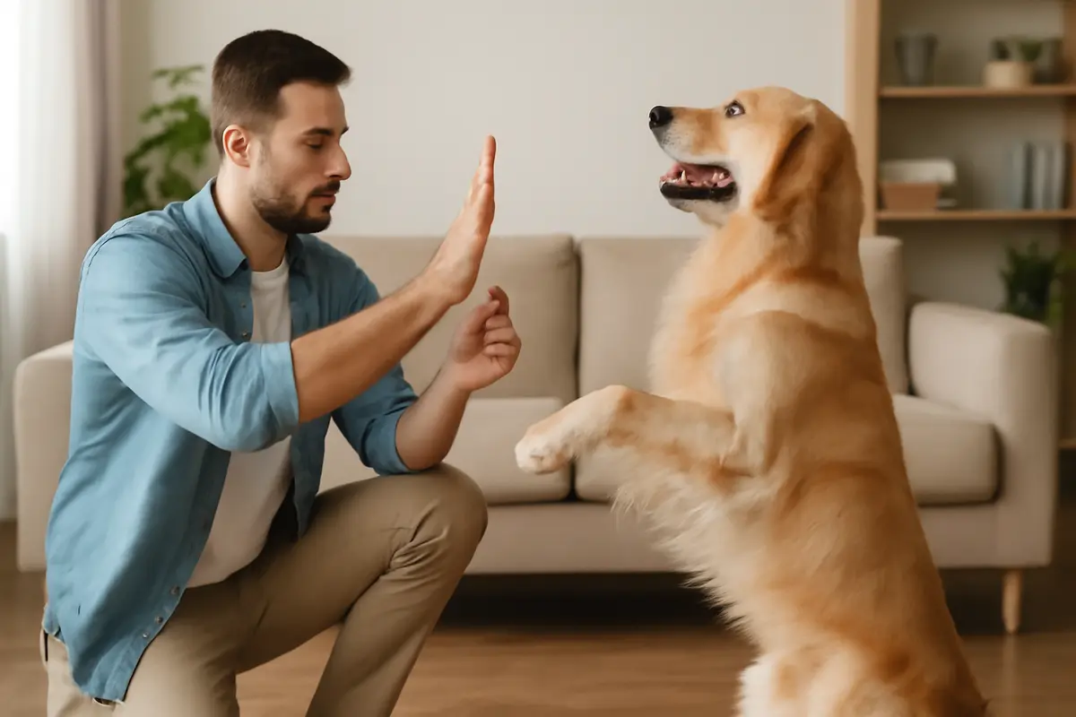 Come educare il golden retriever a non saltare sulle persone? Una tecnica poco diffusa e facile da applicare