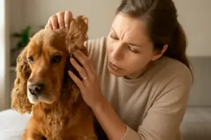 Riconoscere l’otite nei cani con orecchie pendenti: piccoli segnali che fanno la differenza