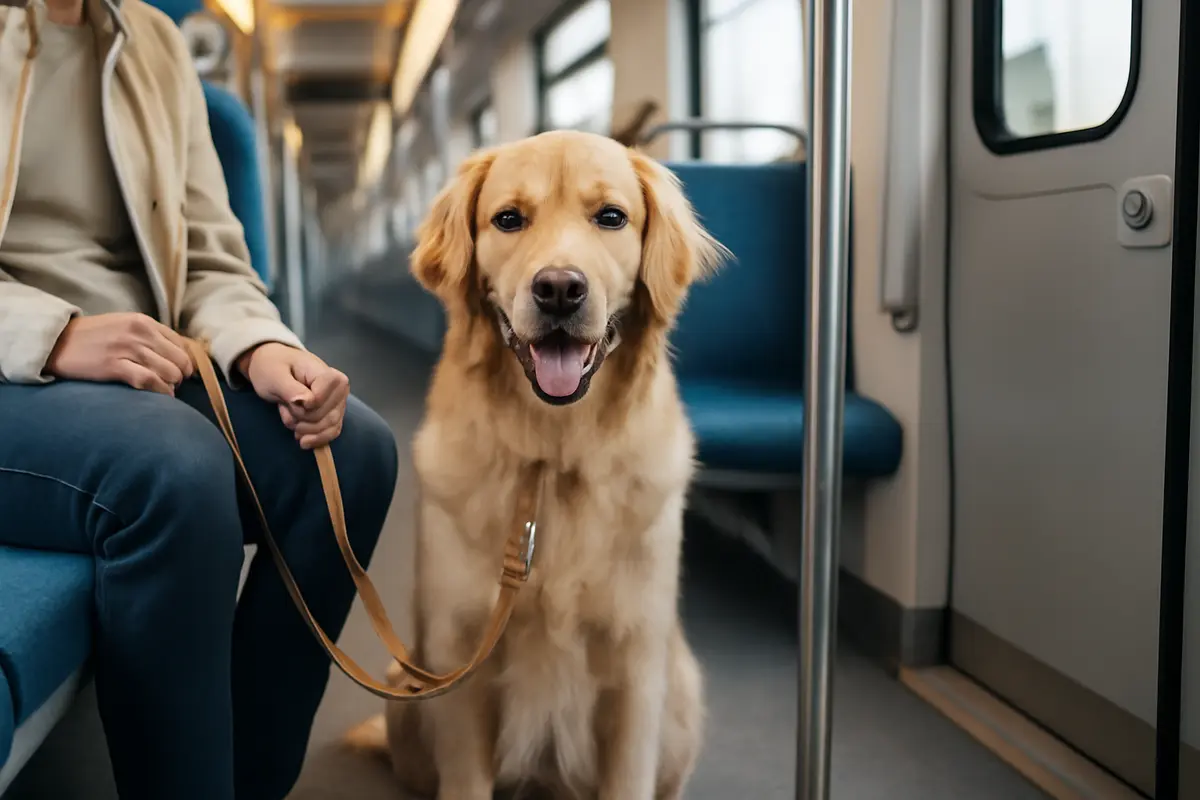 Golden retriever e trasporto pubblico: suggerimenti pratici per spostarsi senza stress