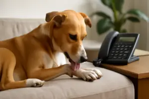 Cane che lecca le zampe in modo insistente? Quando chiamare il veterinario senza aspettare troppo