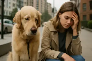 I sintomi dello stress nei golden retriever che vivono in città: come intervenire prima che diventi cronico