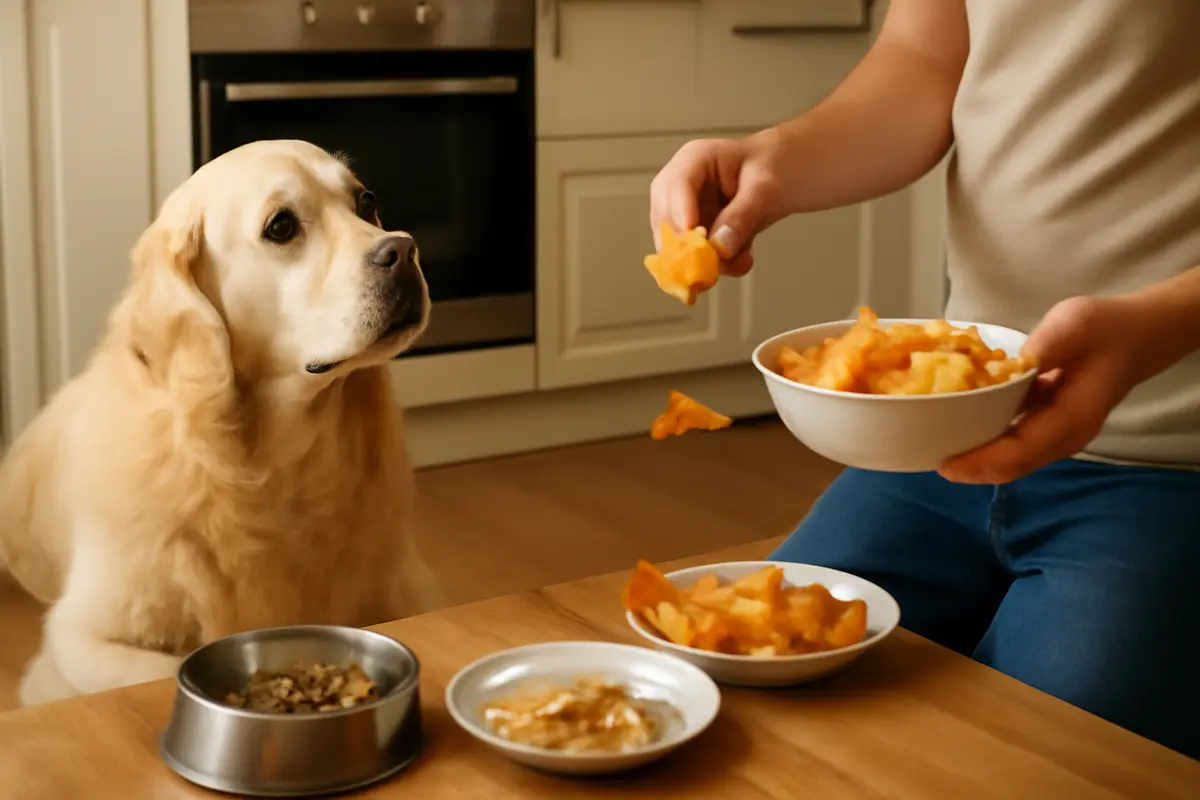 Golden retriever e pasti extra: come gestire snack e residui senza rischi di obesità