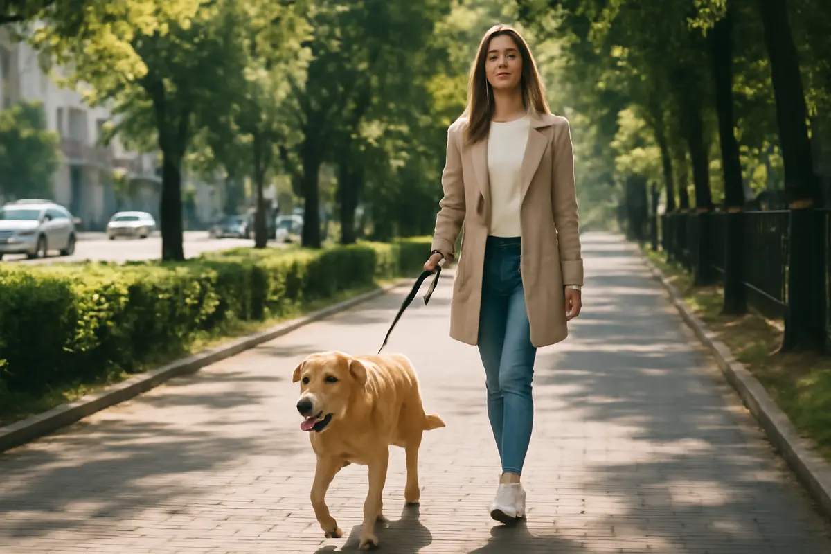 Passeggiate cittadine col cane: i percorsi più sicuri per evitare traffico e stress