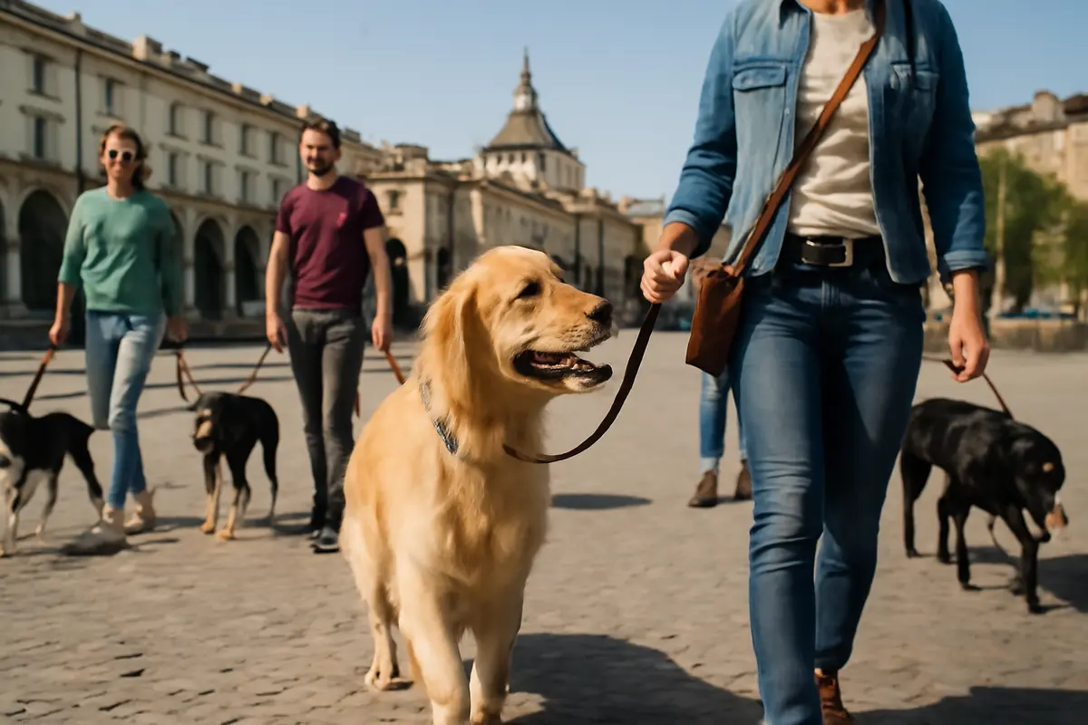 Social walk Torino per cani: come scegliere quella più adatta per il carattere del golden retriever