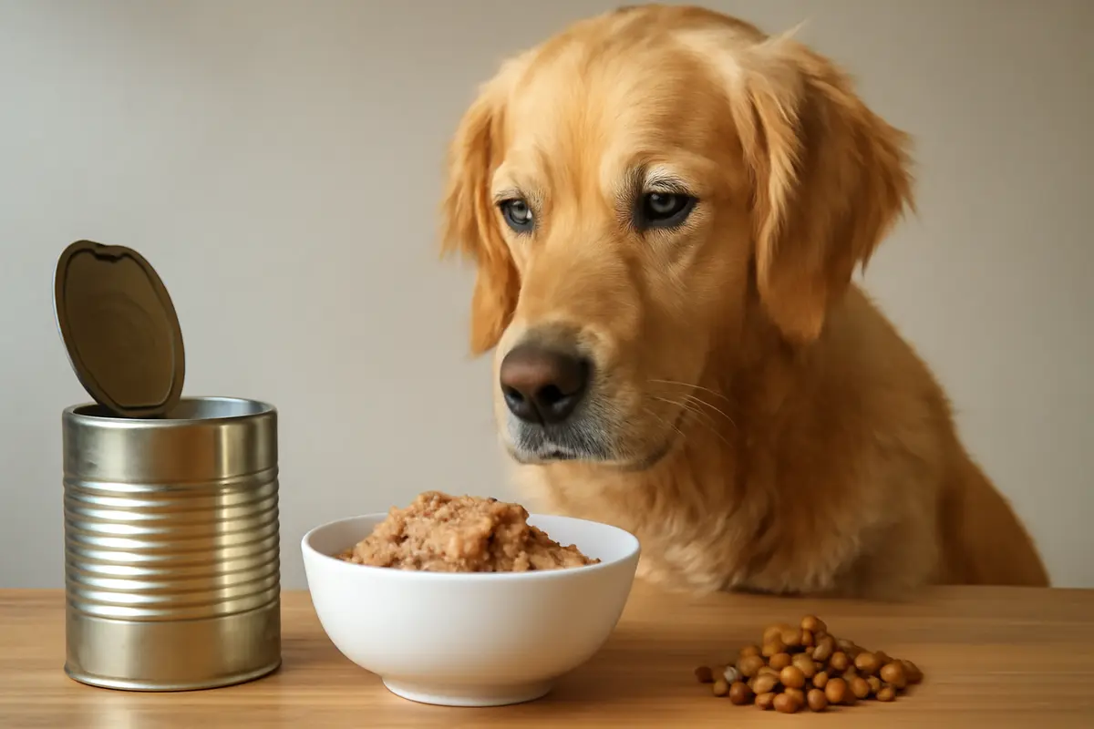 Golden retriever e cibo umido: benefici, quantità giuste e rischi nascosti nella scelta